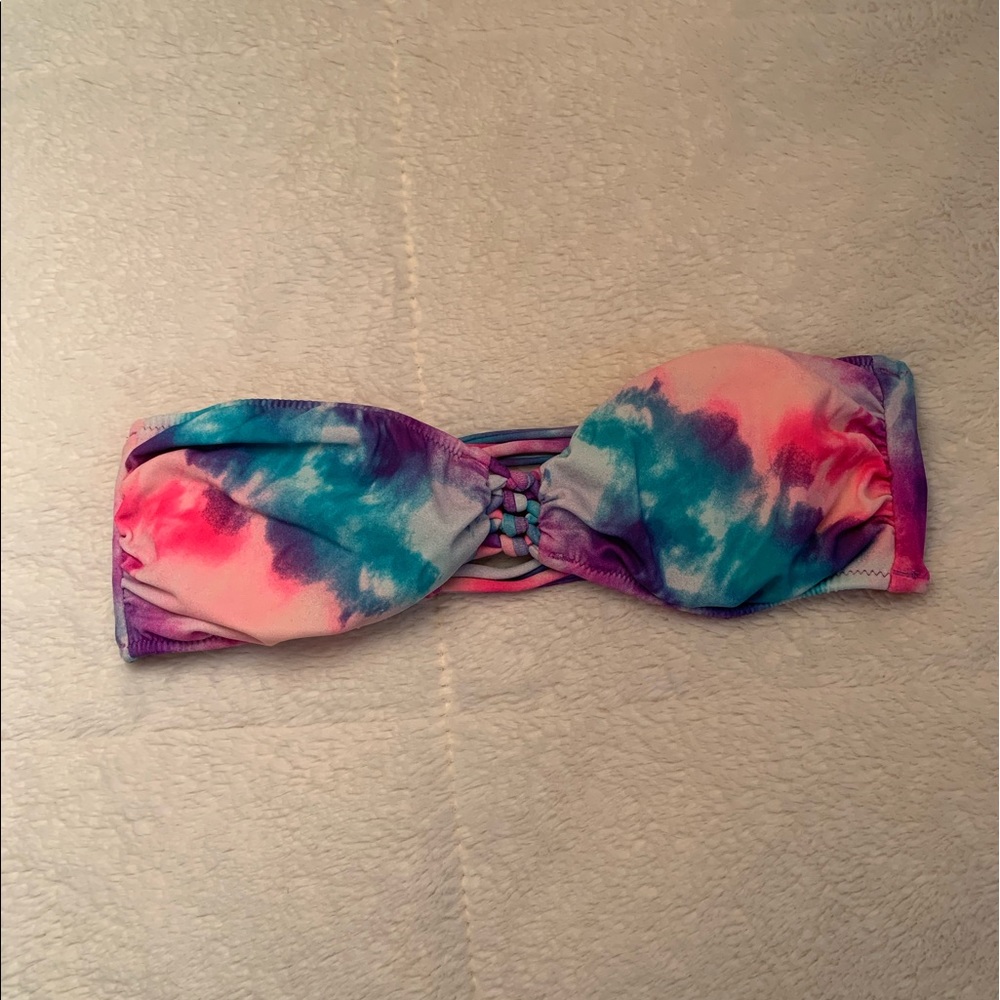 PINK by Victoria’s Secret women’s tie dye bikini top